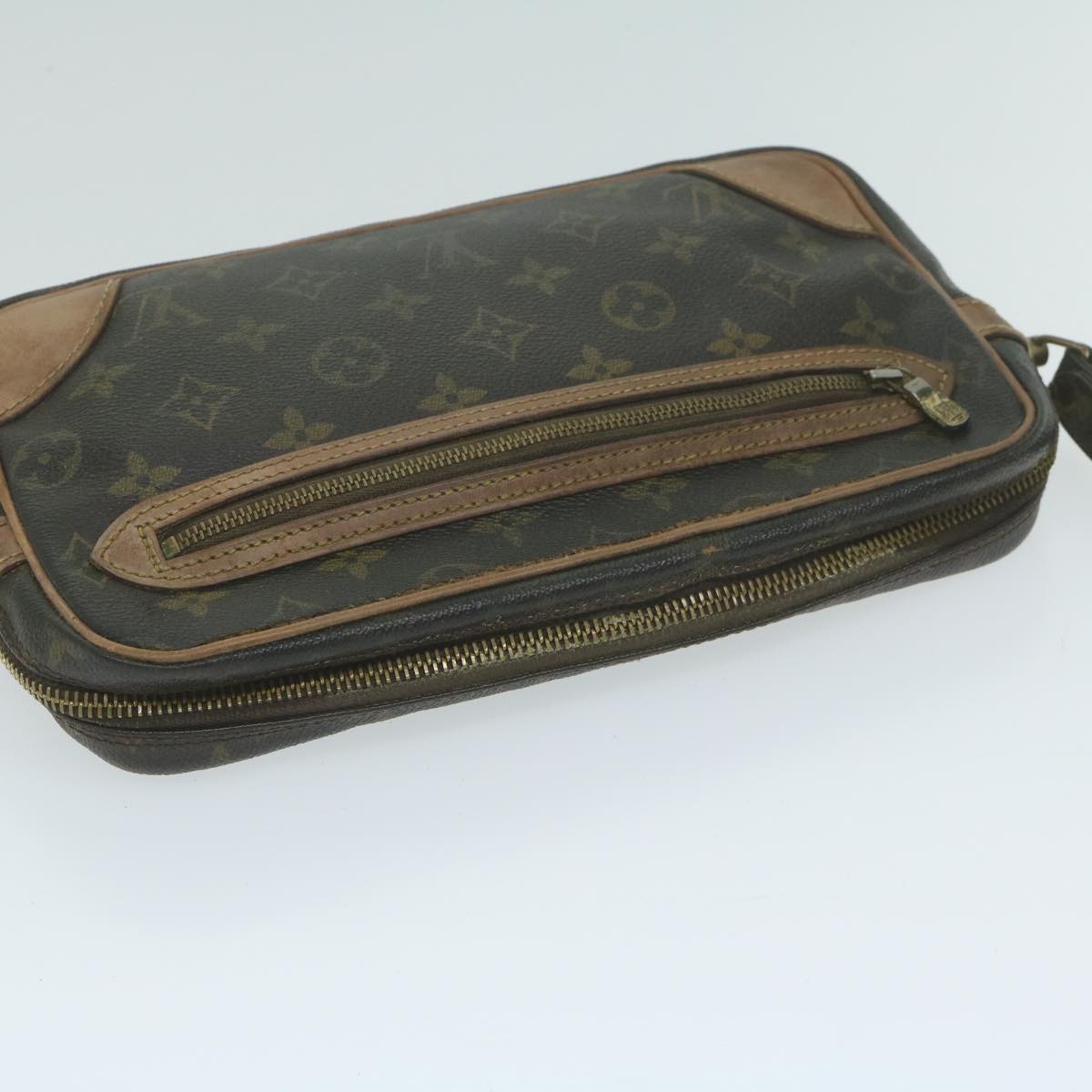 LOUIS VUITTON Monogram Marly Dragonne GM Clutch Bag M51825 LV 64304