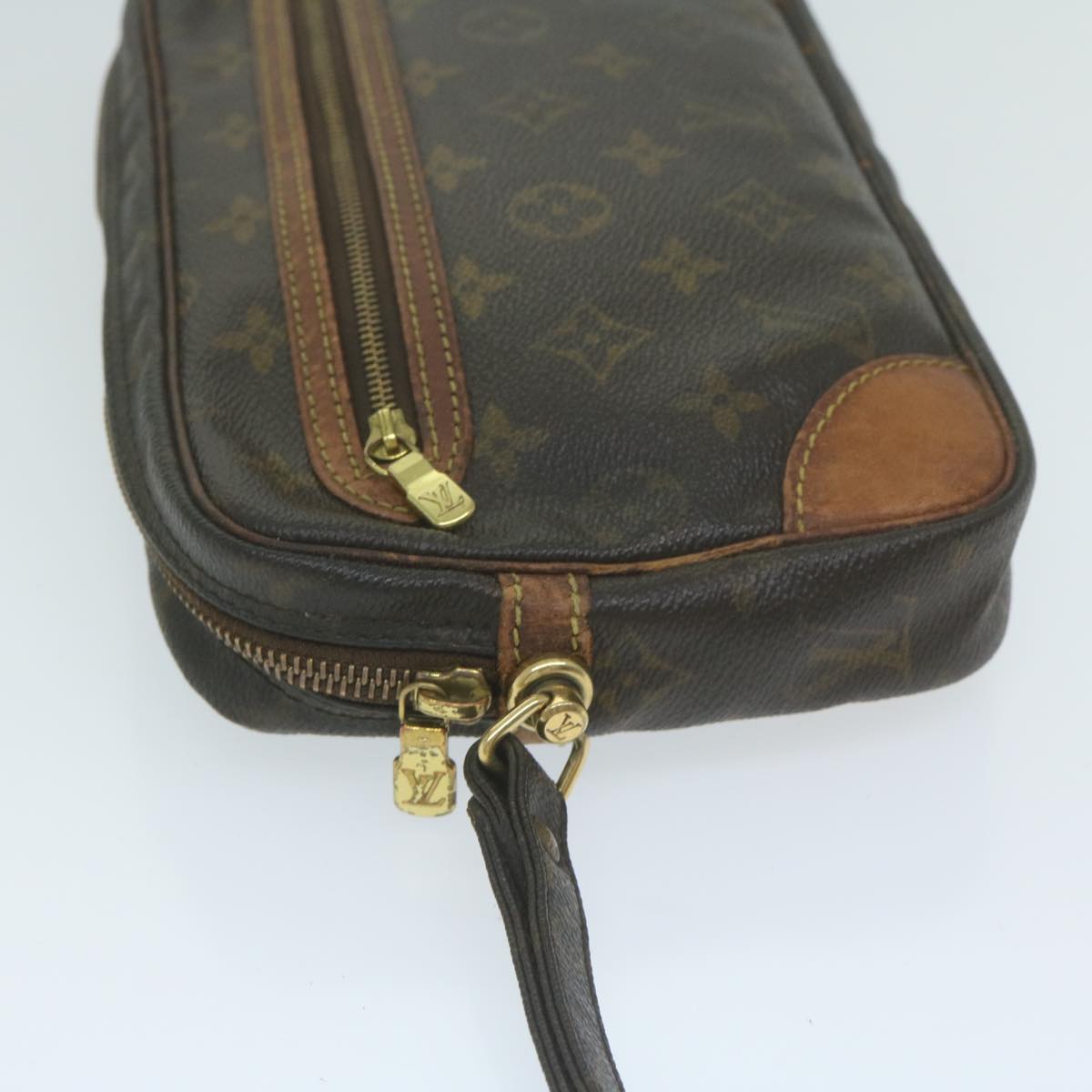 LOUIS VUITTON Monogram Marly Dragonne GM Clutch Bag M51825 LV 64305
