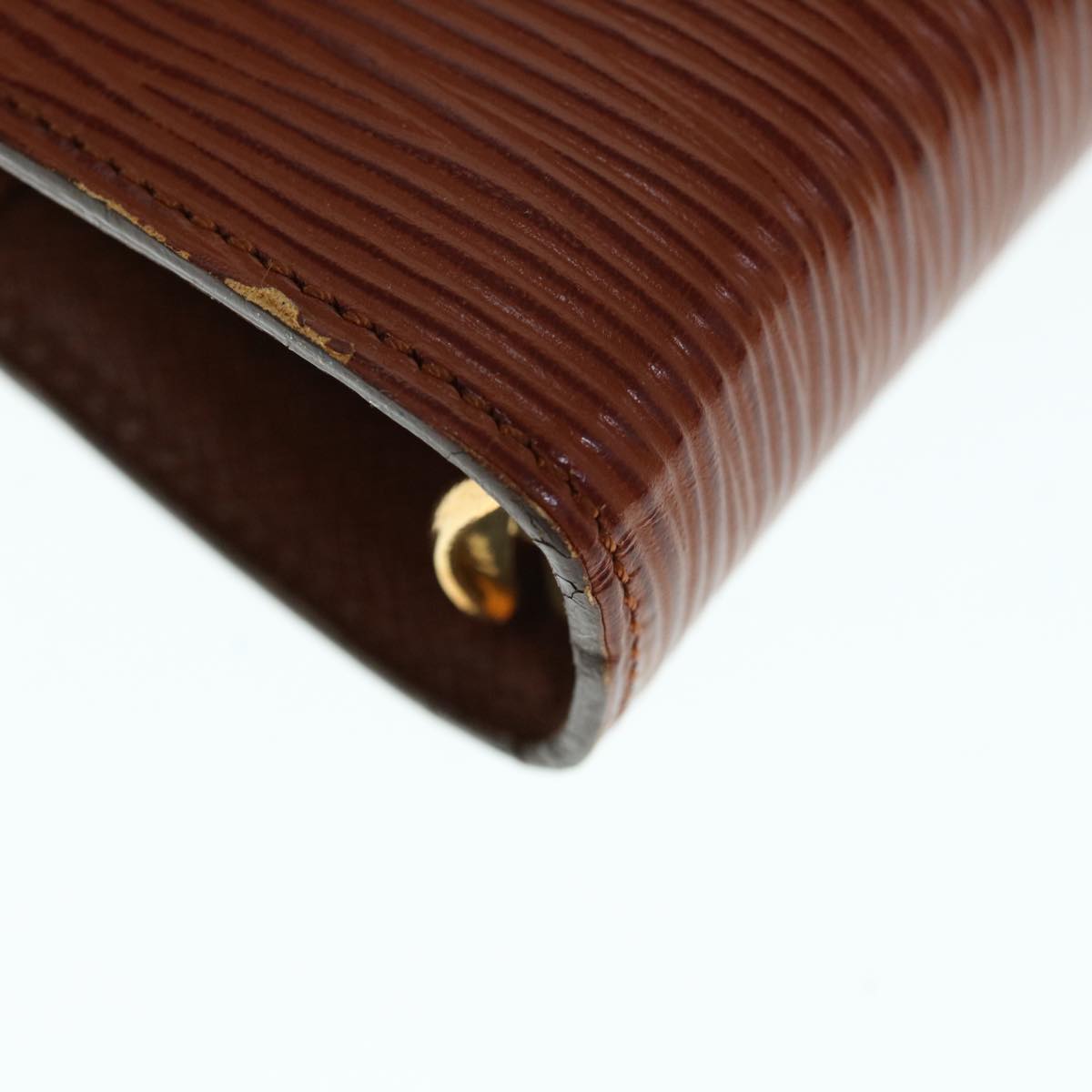 LOUIS VUITTON Epi Agenda GM Day Planner Cover Brown R20213 LV 64314