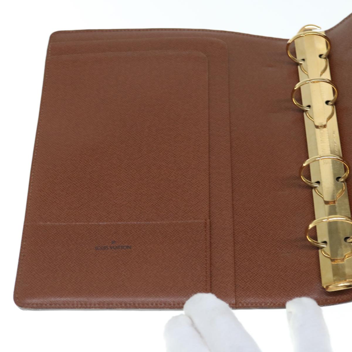 LOUIS VUITTON Epi Agenda GM Day Planner Cover Brown R20213 LV 64314