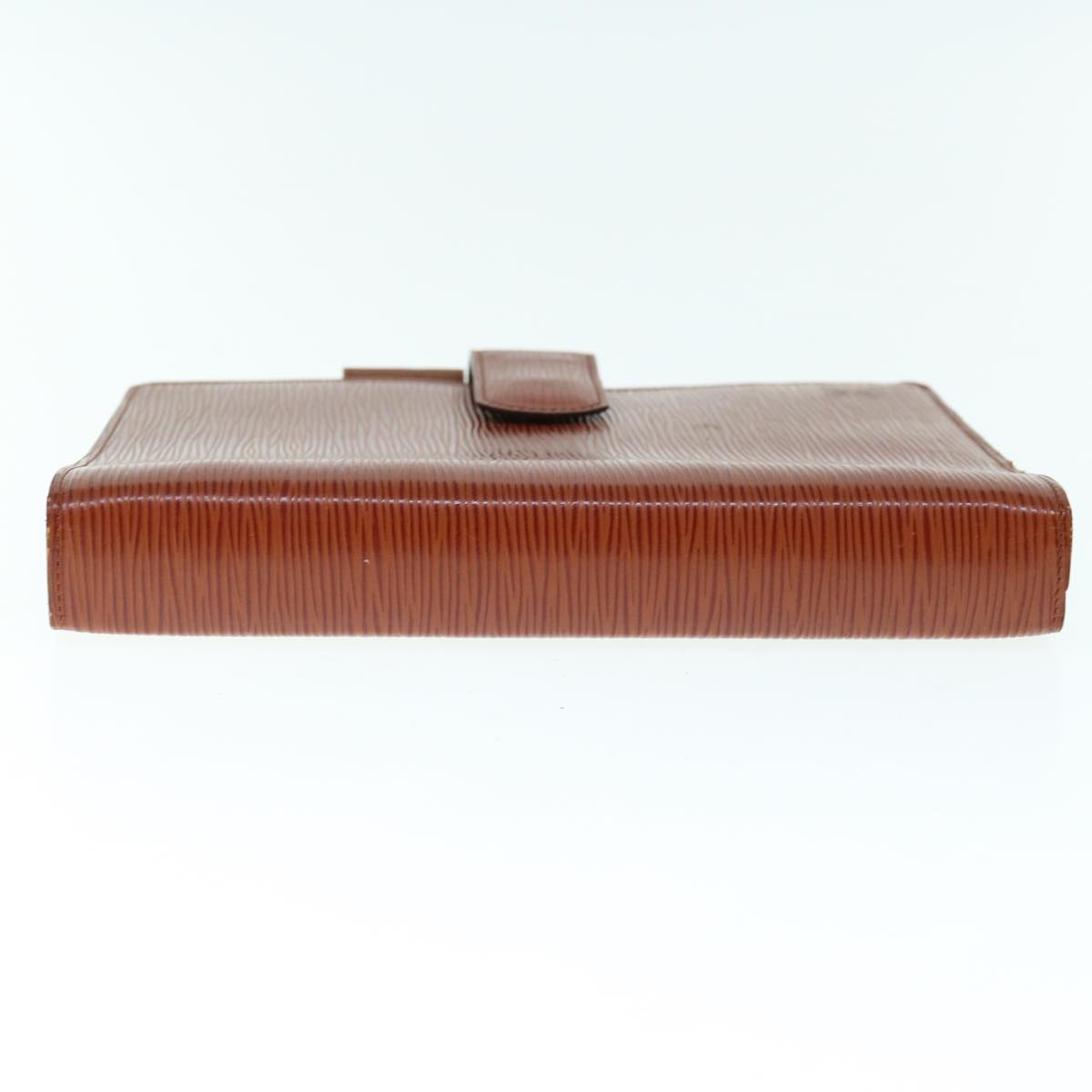 LOUIS VUITTON Epi Agenda GM Day Planner Cover Brown R20213 LV 64314