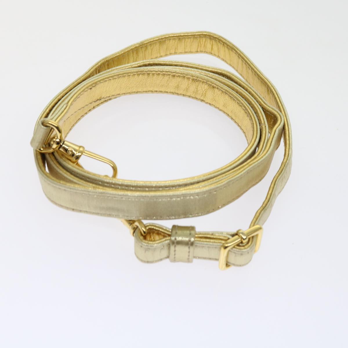 FENDI Hand Bag Nylon 2way Gold 64326