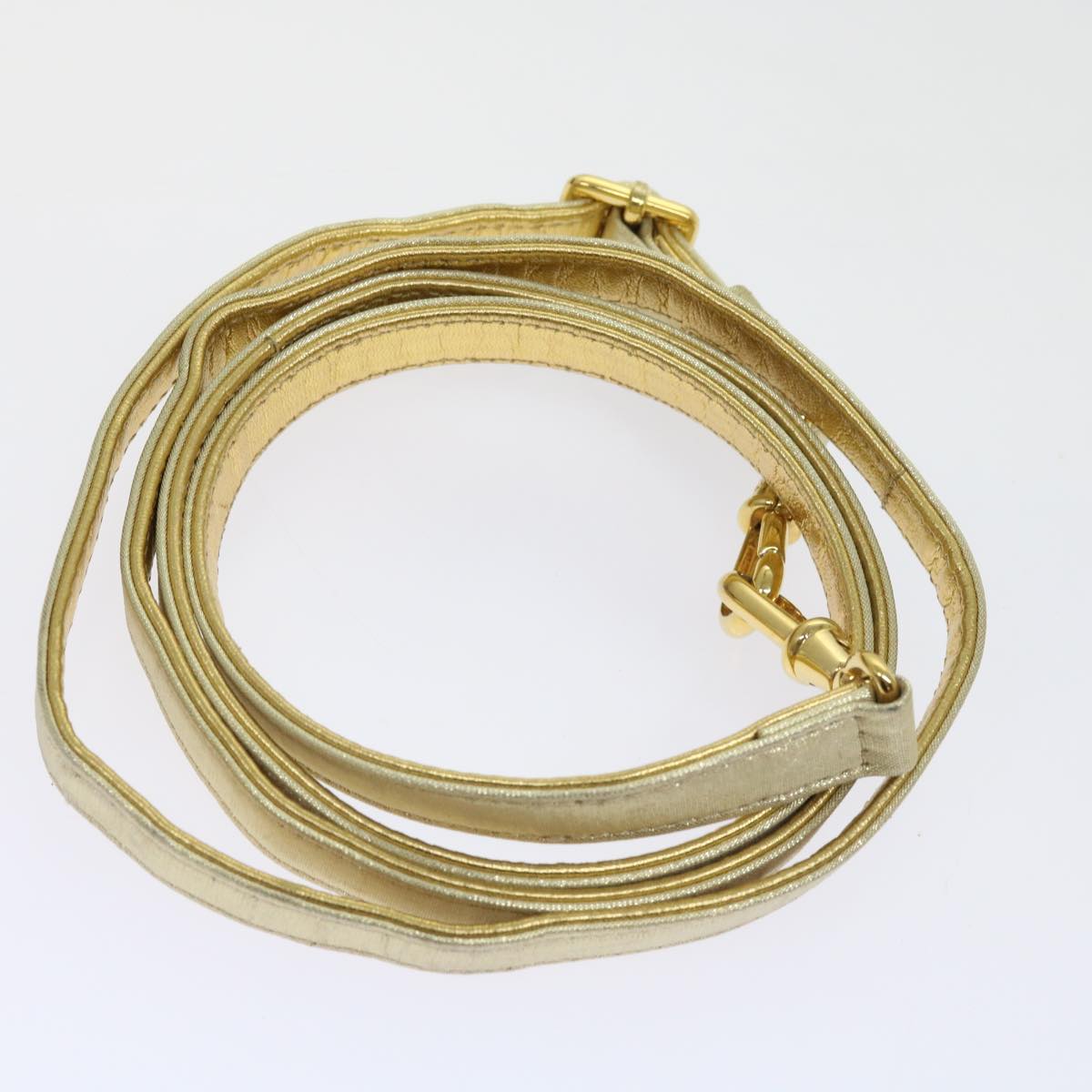 FENDI Hand Bag Nylon 2way Gold 64326