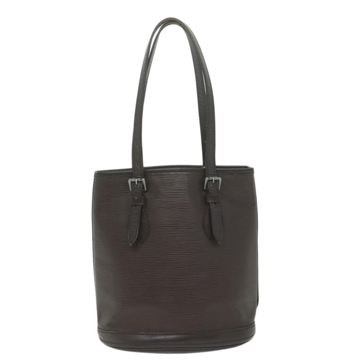 LOUIS VUITTON Epi Bucket PM Shoulder Bag Mocha M58990 LV 64343