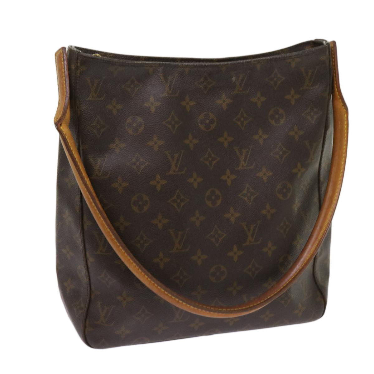 LOUIS VUITTON Monogram Looping GM Shoulder Bag M51145 LV 64352