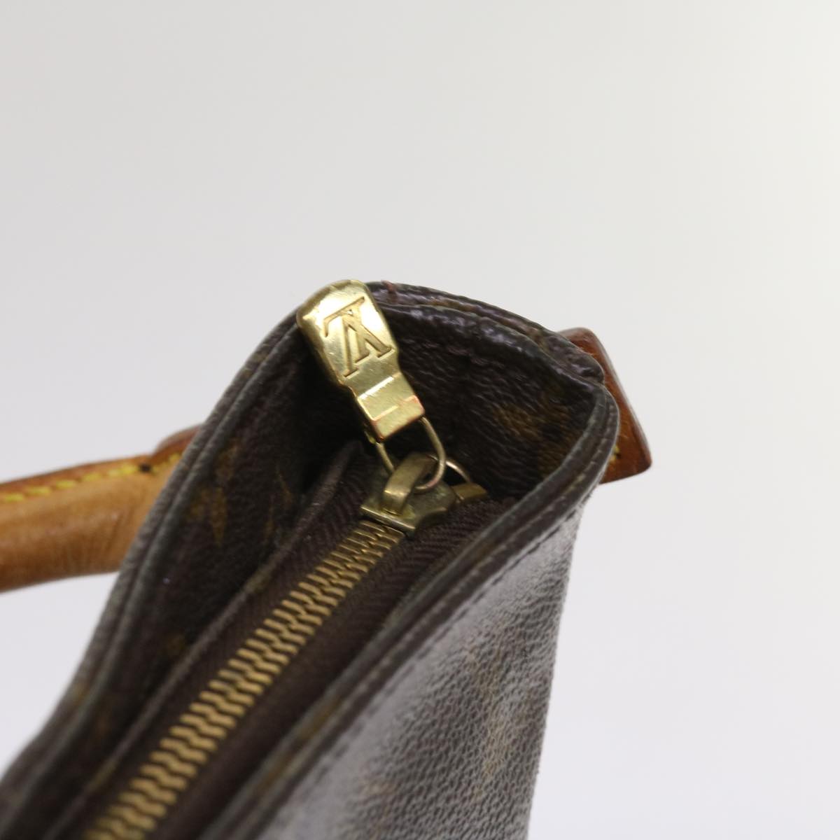LOUIS VUITTON Monogram Looping GM Shoulder Bag M51145 LV 64352