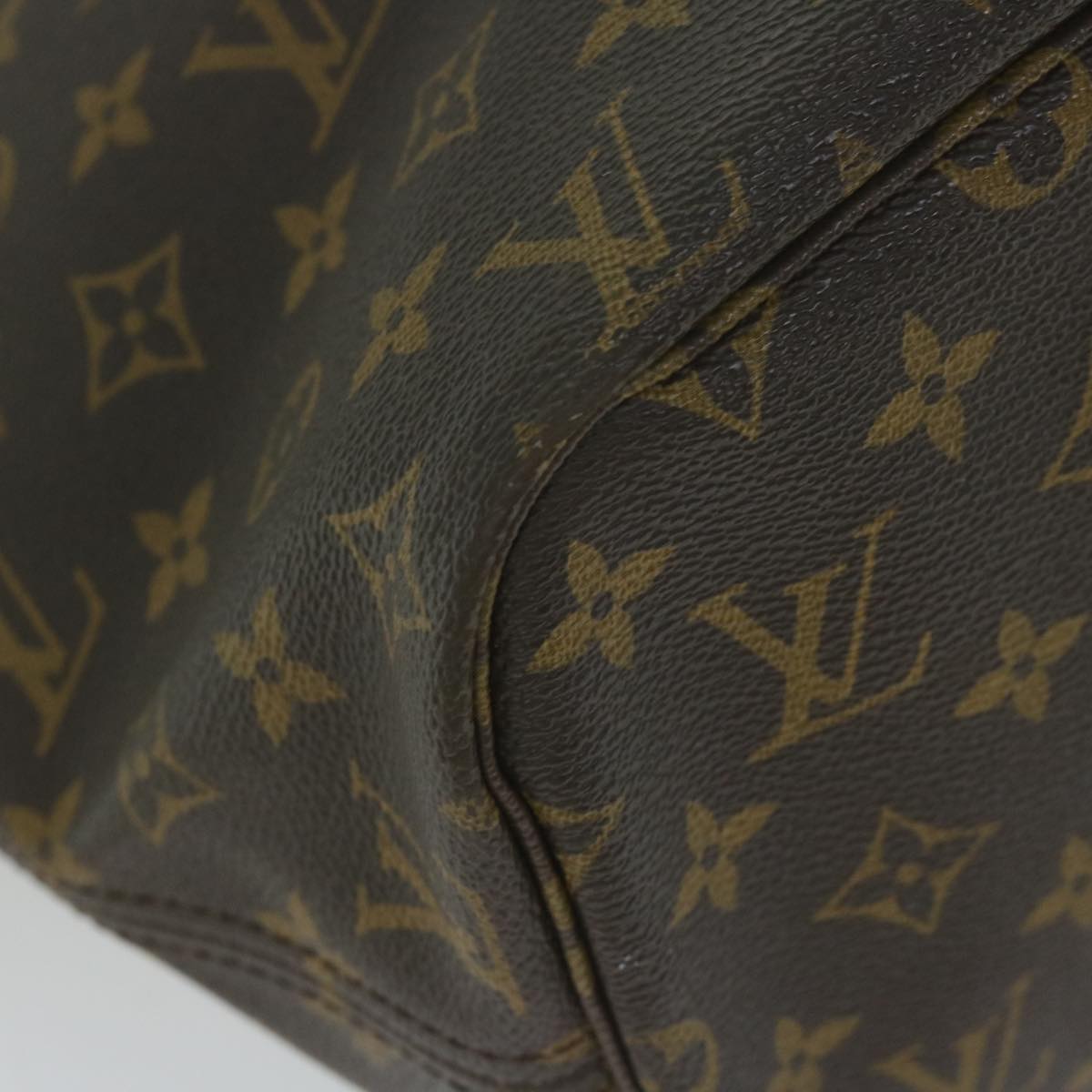 LOUIS VUITTON Monogram Neverfull MM Tote Bag M40156 LV 64356