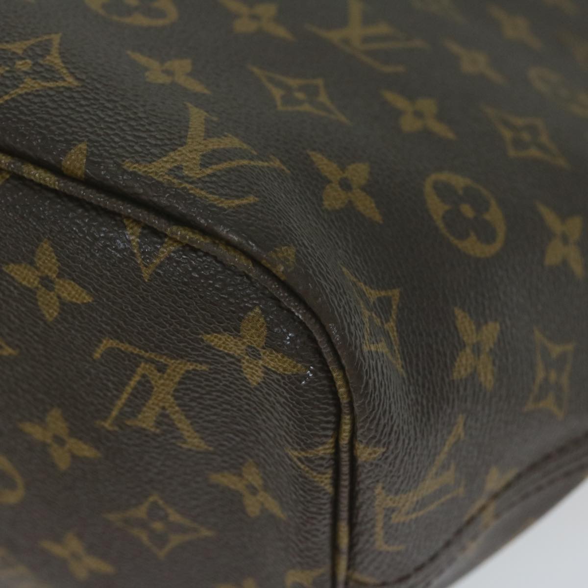 LOUIS VUITTON Monogram Neverfull MM Tote Bag M40156 LV 64356