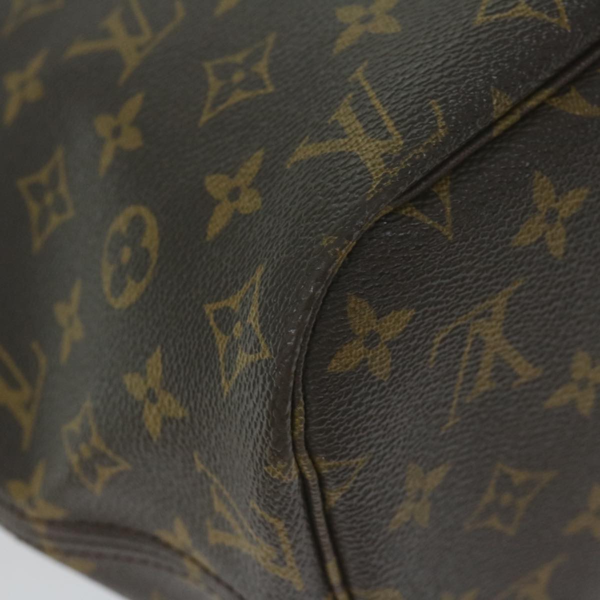 LOUIS VUITTON Monogram Neverfull MM Tote Bag M40156 LV 64356