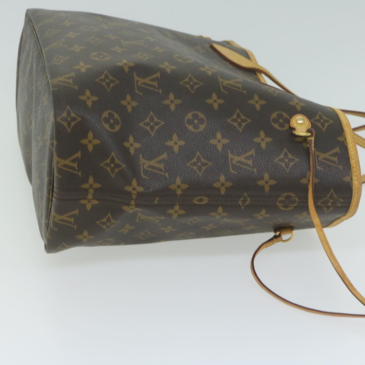 LOUIS VUITTON Monogram Neverfull MM Tote Bag M40156 LV 64356