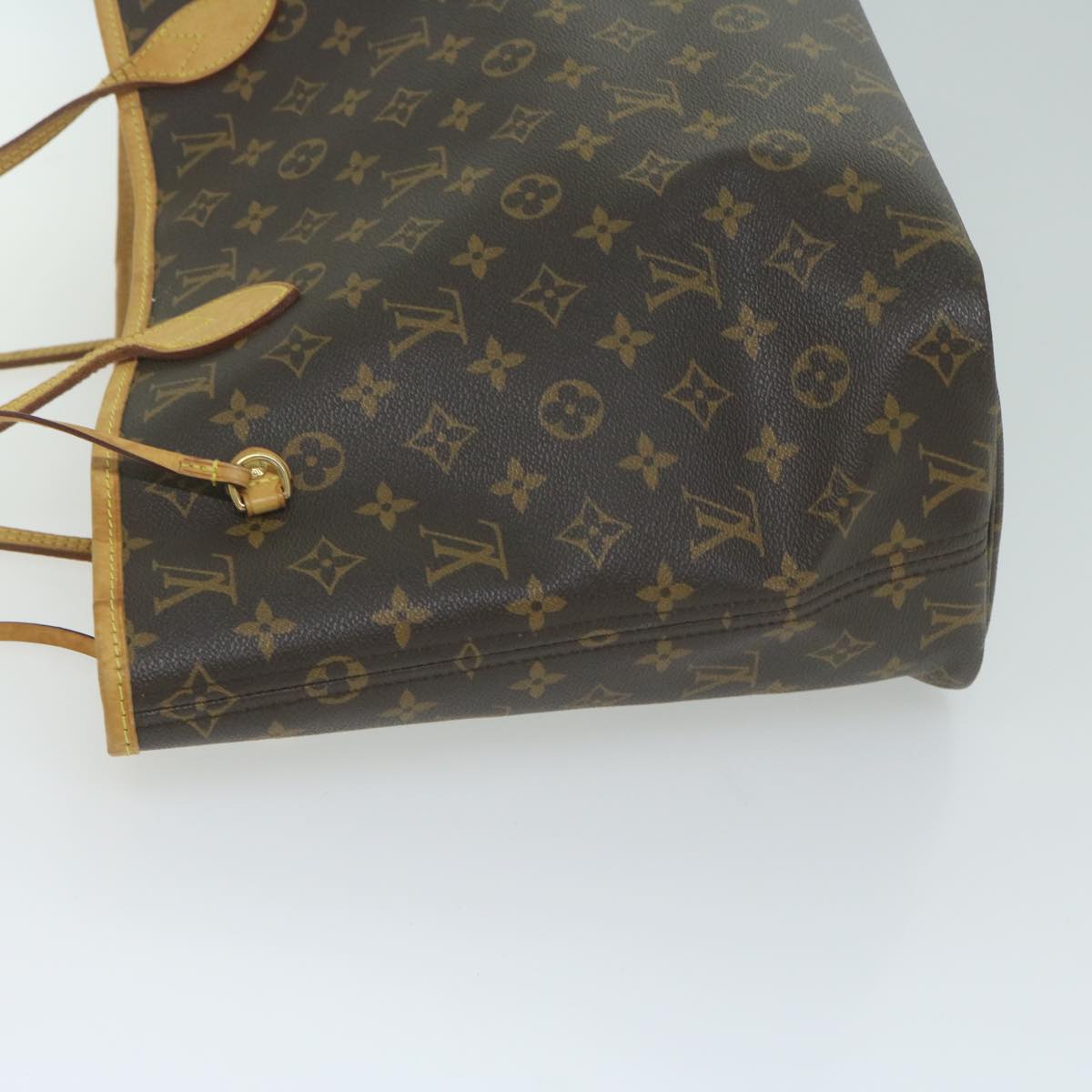 LOUIS VUITTON Monogram Neverfull MM Tote Bag M40156 LV 64356