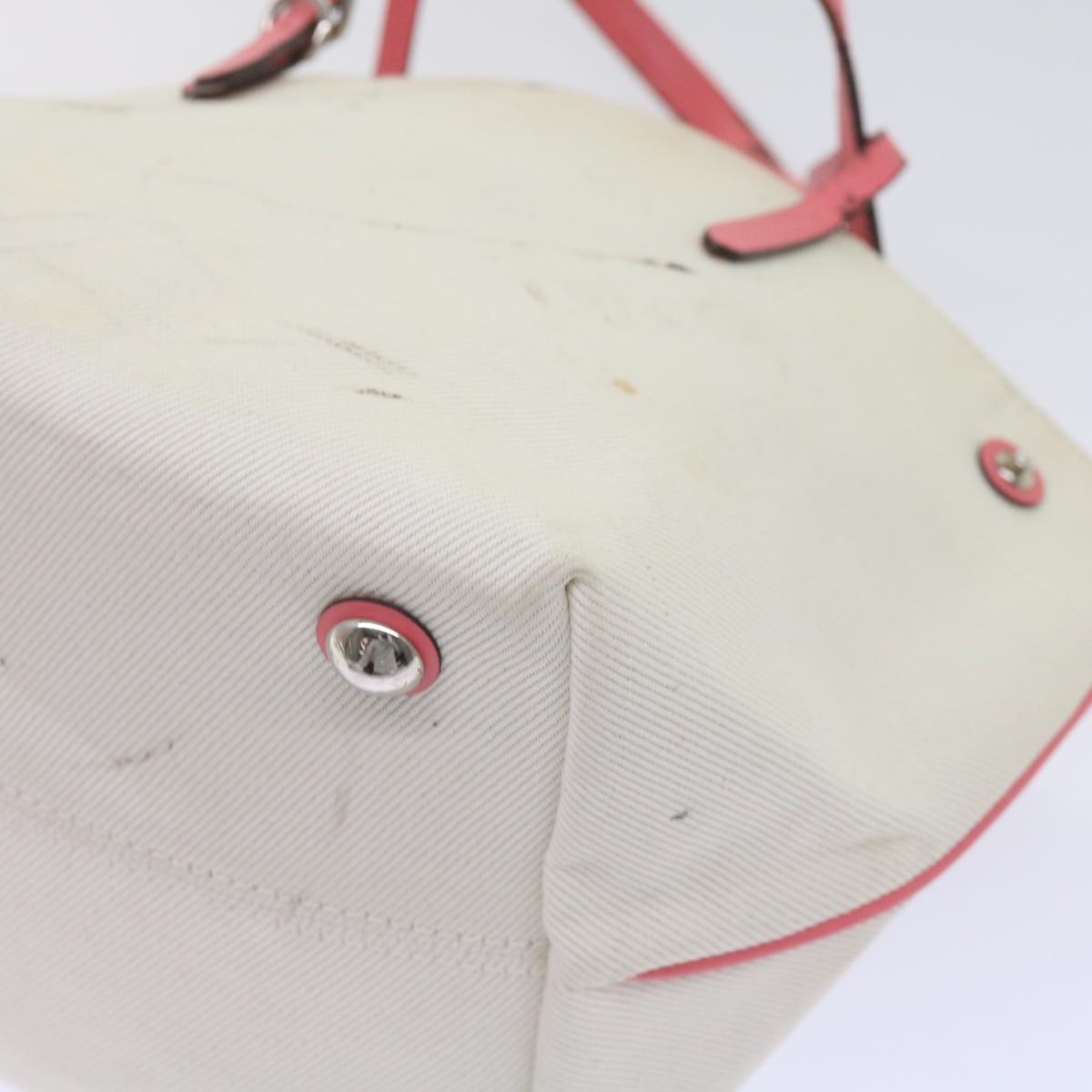 LOUIS VUITTON Cabas PM Tote Bag Canvas Beige Pink M94505 LV 64362