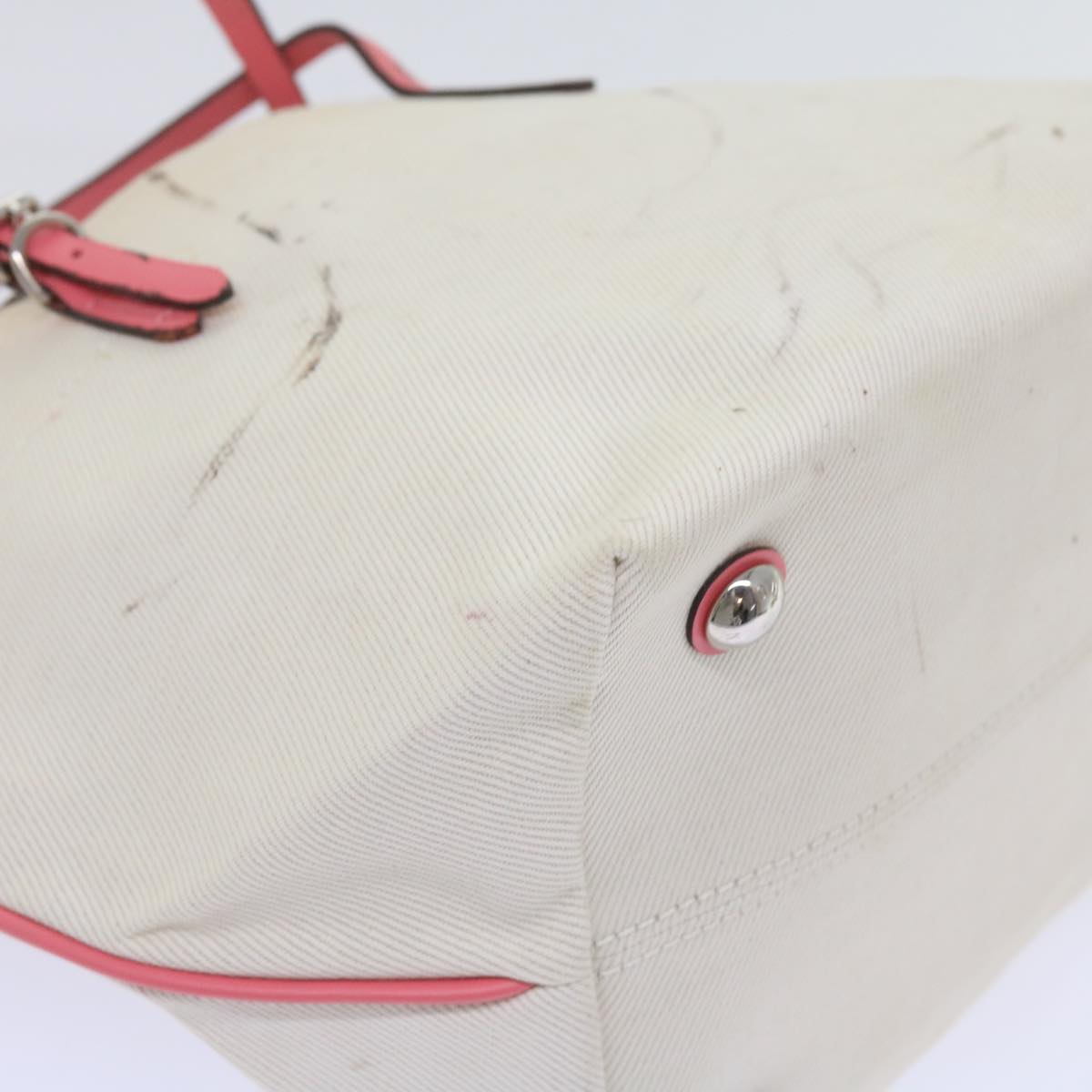 LOUIS VUITTON Cabas PM Tote Bag Canvas Beige Pink M94505 LV 64362