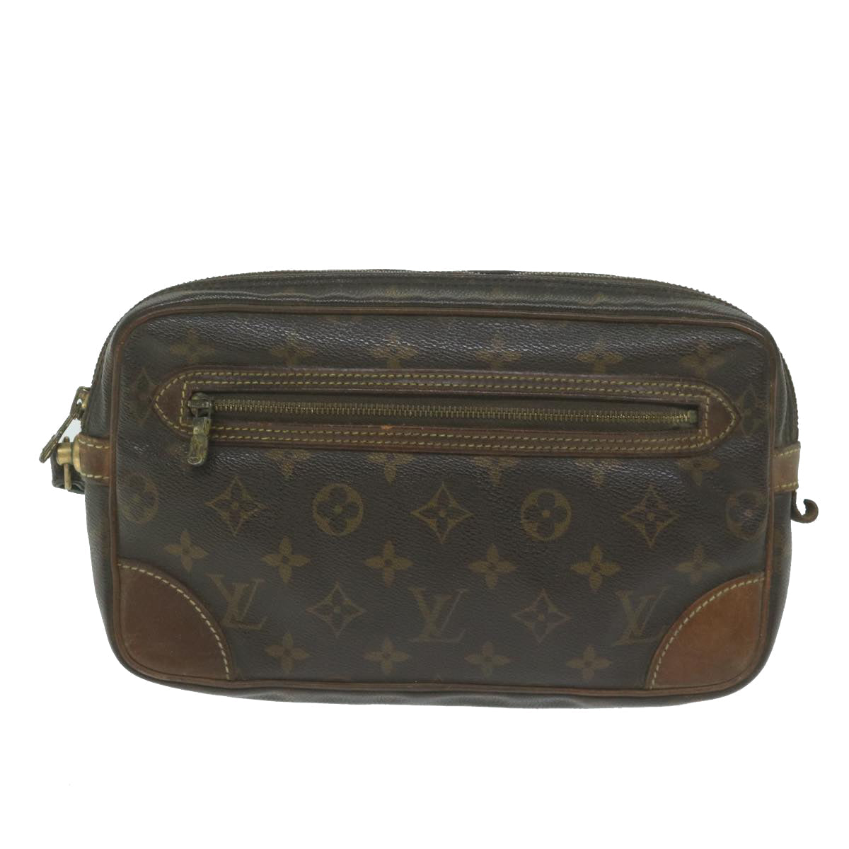 LOUIS VUITTON Monogram Marly Dragonne GM Clutch Bag M51825 LV 64374