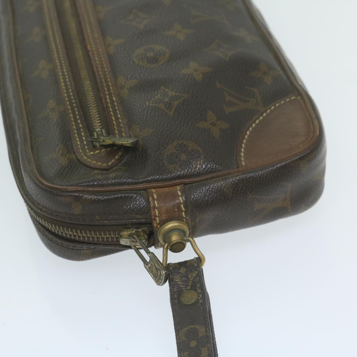 LOUIS VUITTON Monogram Marly Dragonne GM Clutch Bag M51825 LV 64374