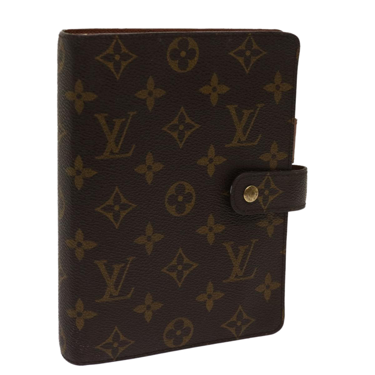 LOUIS VUITTON Monogram Agenda MM Day Planner Cover R20105 LV 64375