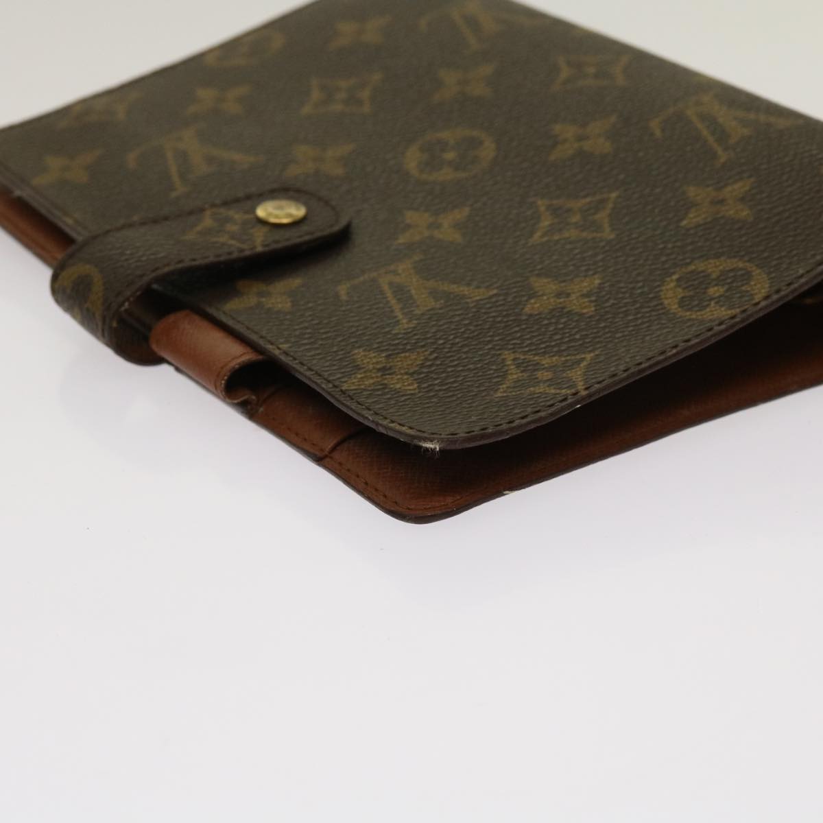 LOUIS VUITTON Monogram Agenda MM Day Planner Cover R20105 LV 64375