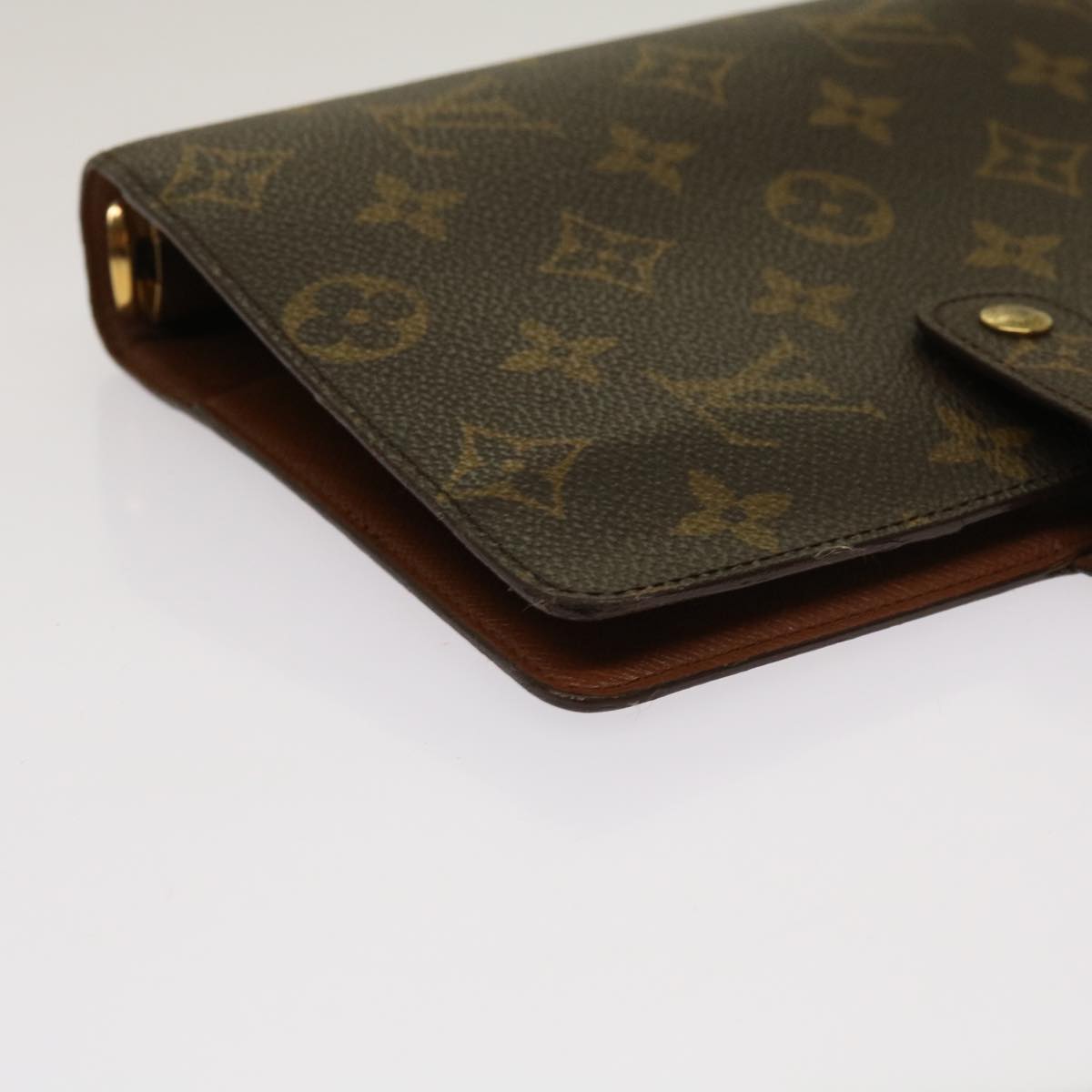 LOUIS VUITTON Monogram Agenda MM Day Planner Cover R20105 LV 64375