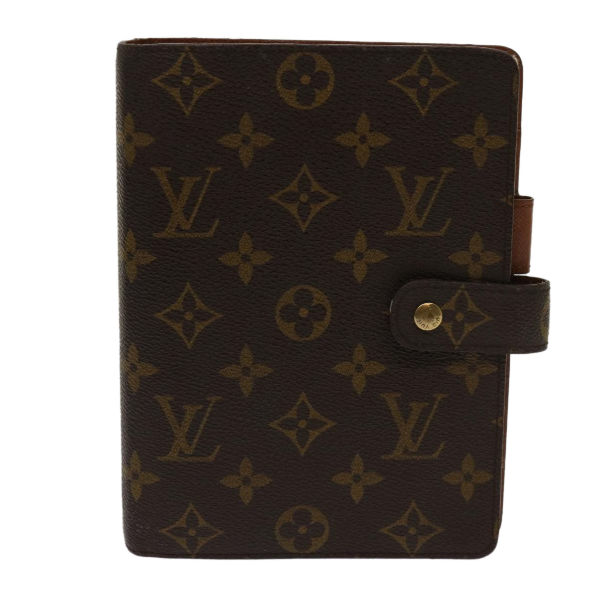 LOUIS VUITTON Monogram Agenda MM Day Planner Cover R20105 LV 64375