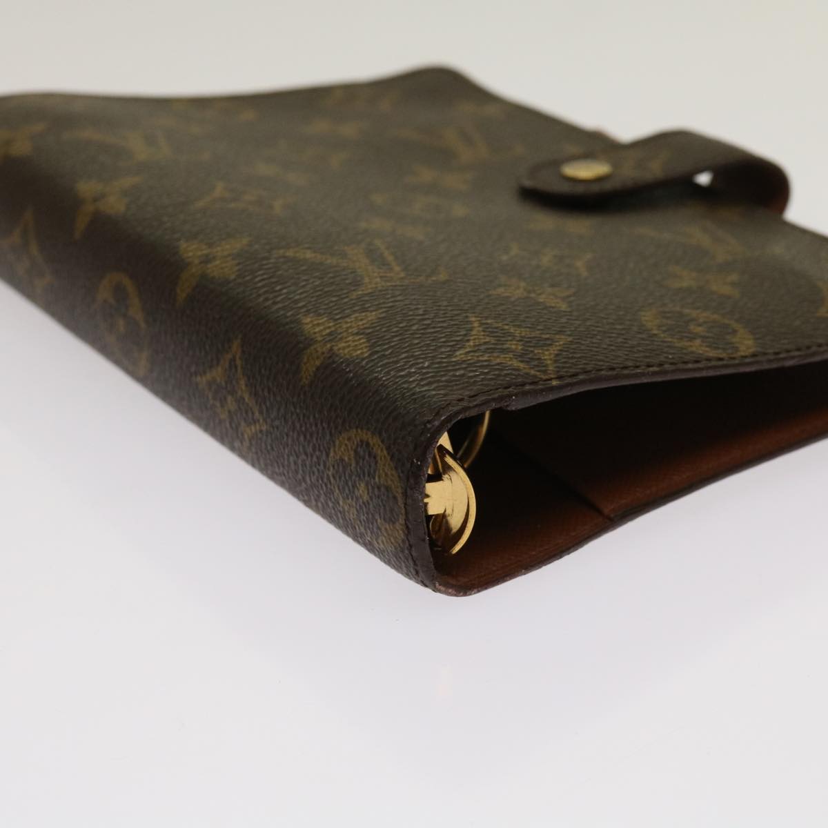 LOUIS VUITTON Monogram Agenda MM Day Planner Cover R20105 LV 64375