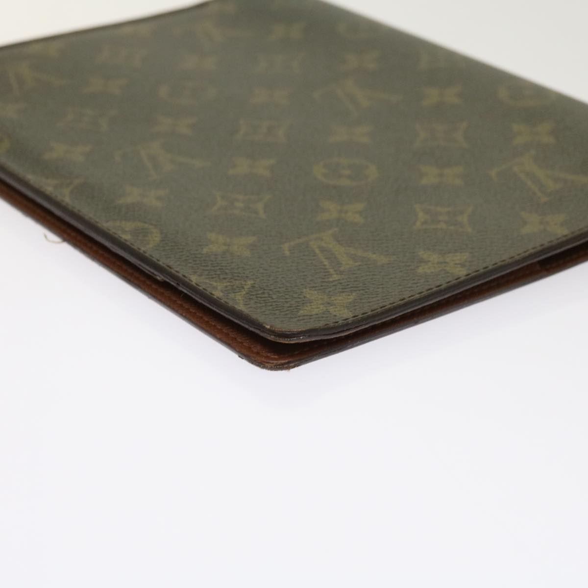 LOUIS VUITTON Monogram Agenda Bureau Day Planner Cover R20100 LV 64383