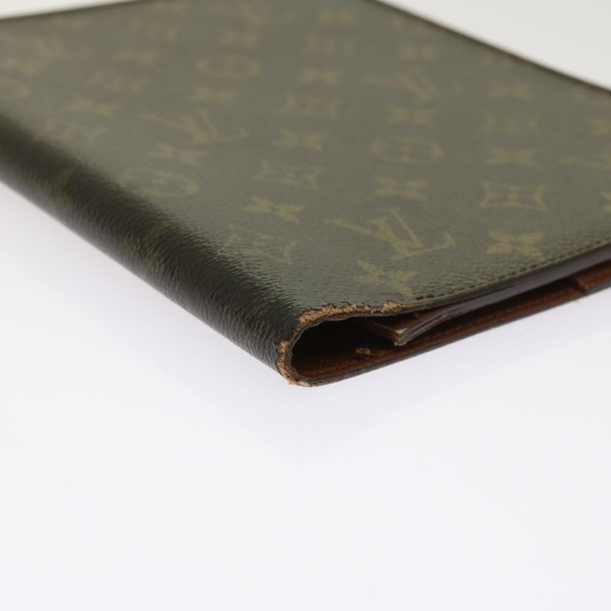 LOUIS VUITTON Monogram Agenda Bureau Day Planner Cover R20100 LV 64383