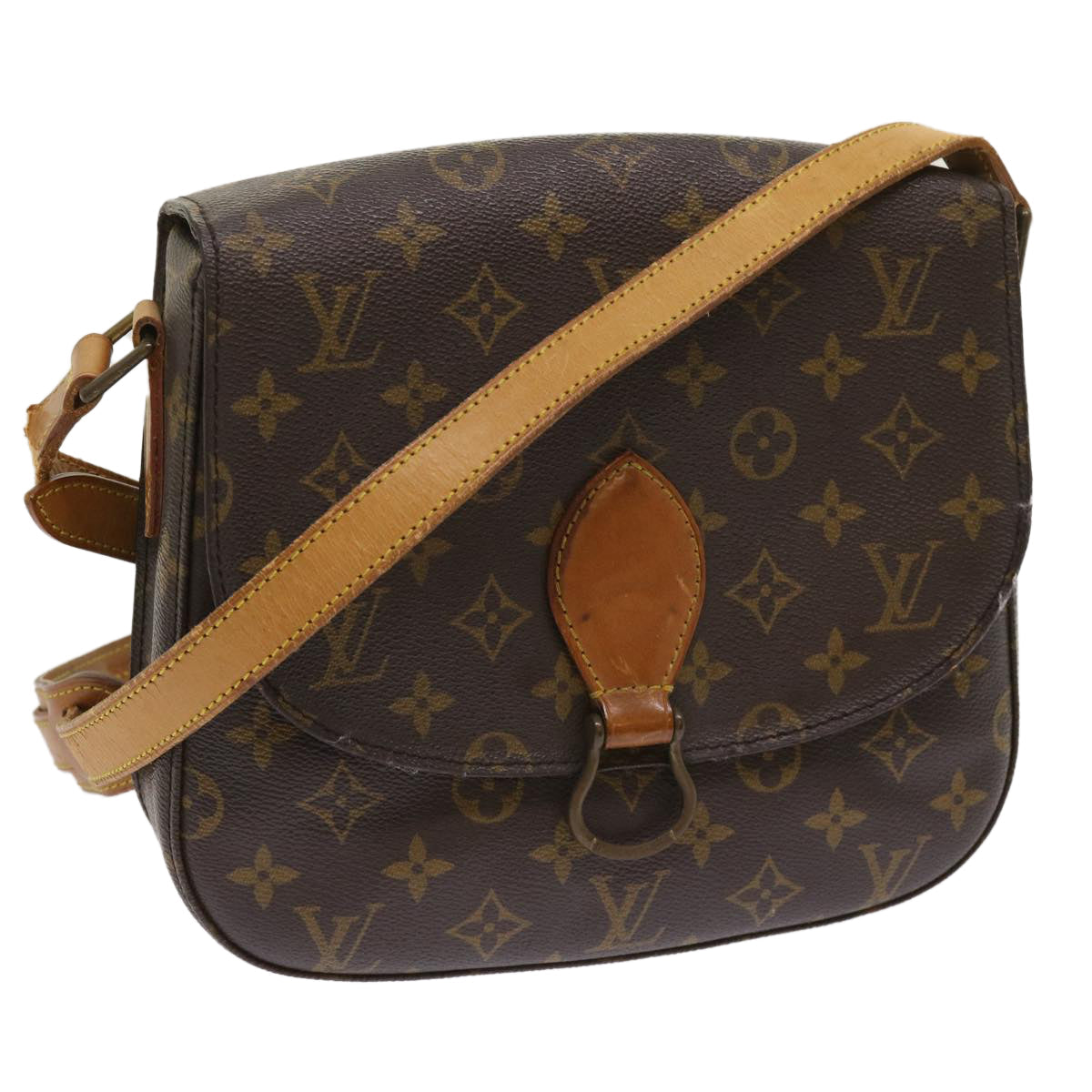 LOUIS VUITTON Monogram Saint Cloud GM Shoulder Bag M51242 LV 64387