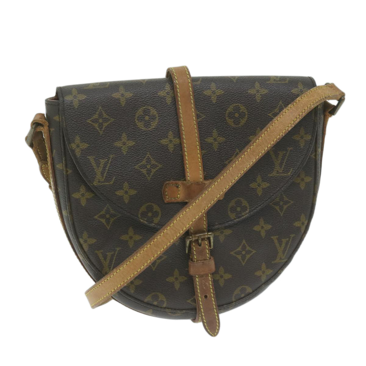 LOUIS VUITTON Monogram Chantilly MM Shoulder Bag M51233 LV 64393