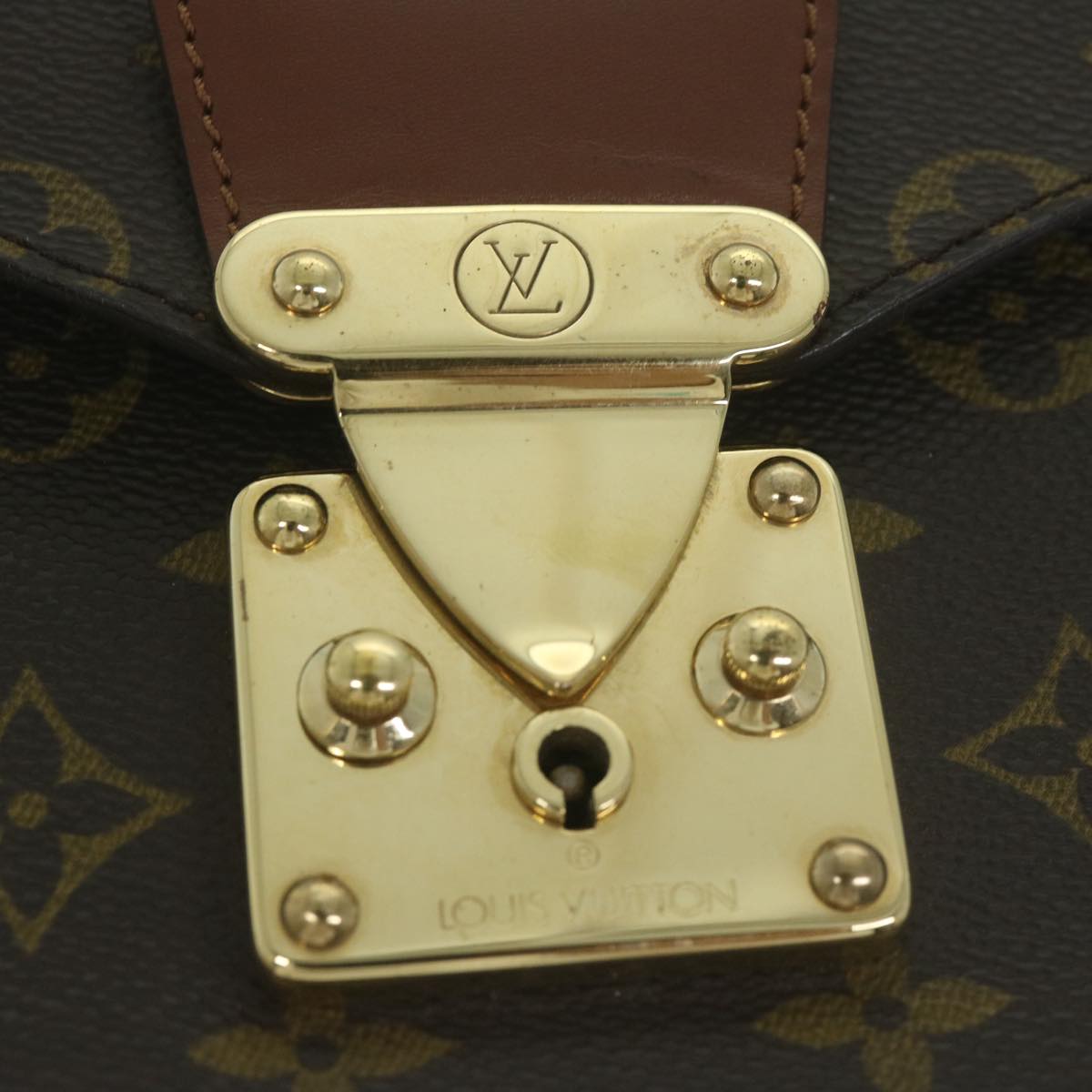 LOUIS VUITTON Monogram Monceau 28 Hand Bag 2way M51185 LV 64402