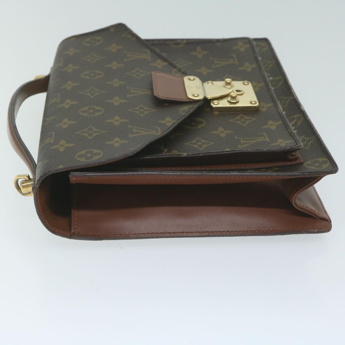 LOUIS VUITTON Monogram Monceau 28 Hand Bag 2way M51185 LV 64402