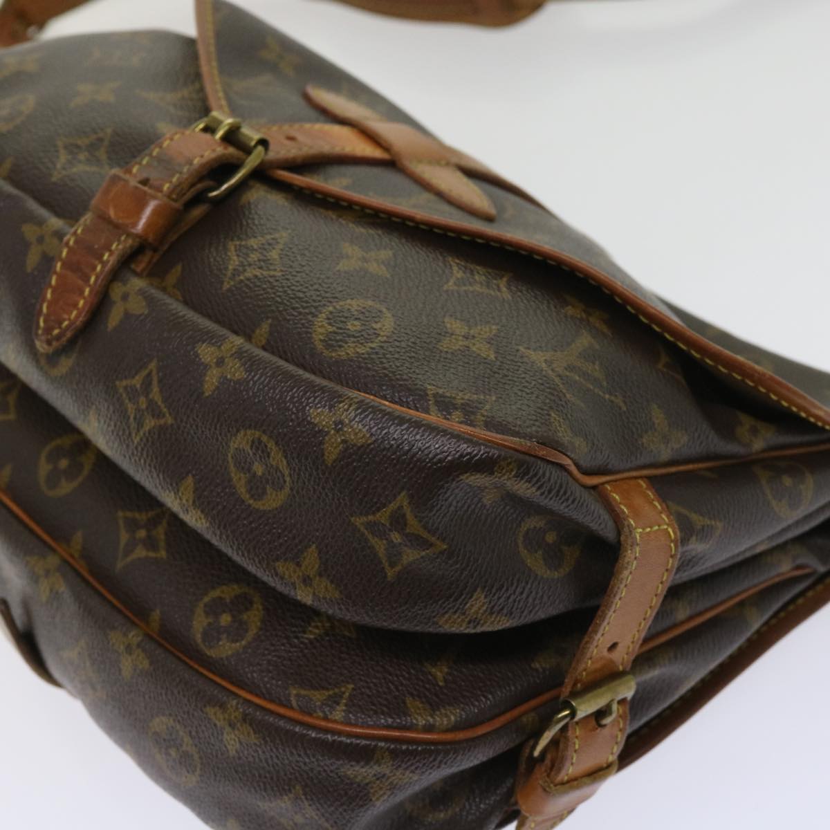 LOUIS VUITTON Monogram Saumur 30 Shoulder Bag M42256 LV 64409