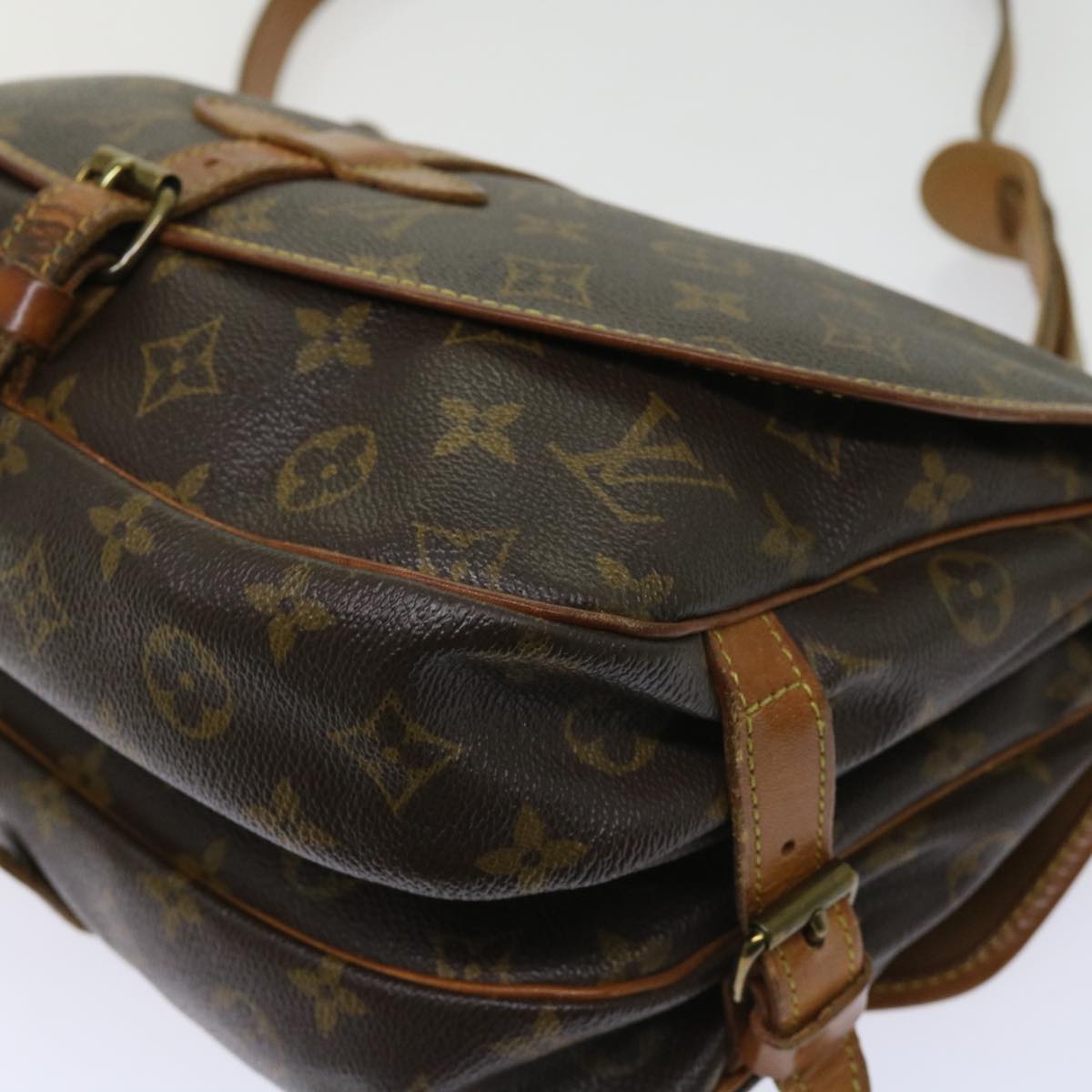 LOUIS VUITTON Monogram Saumur 30 Shoulder Bag M42256 LV 64409