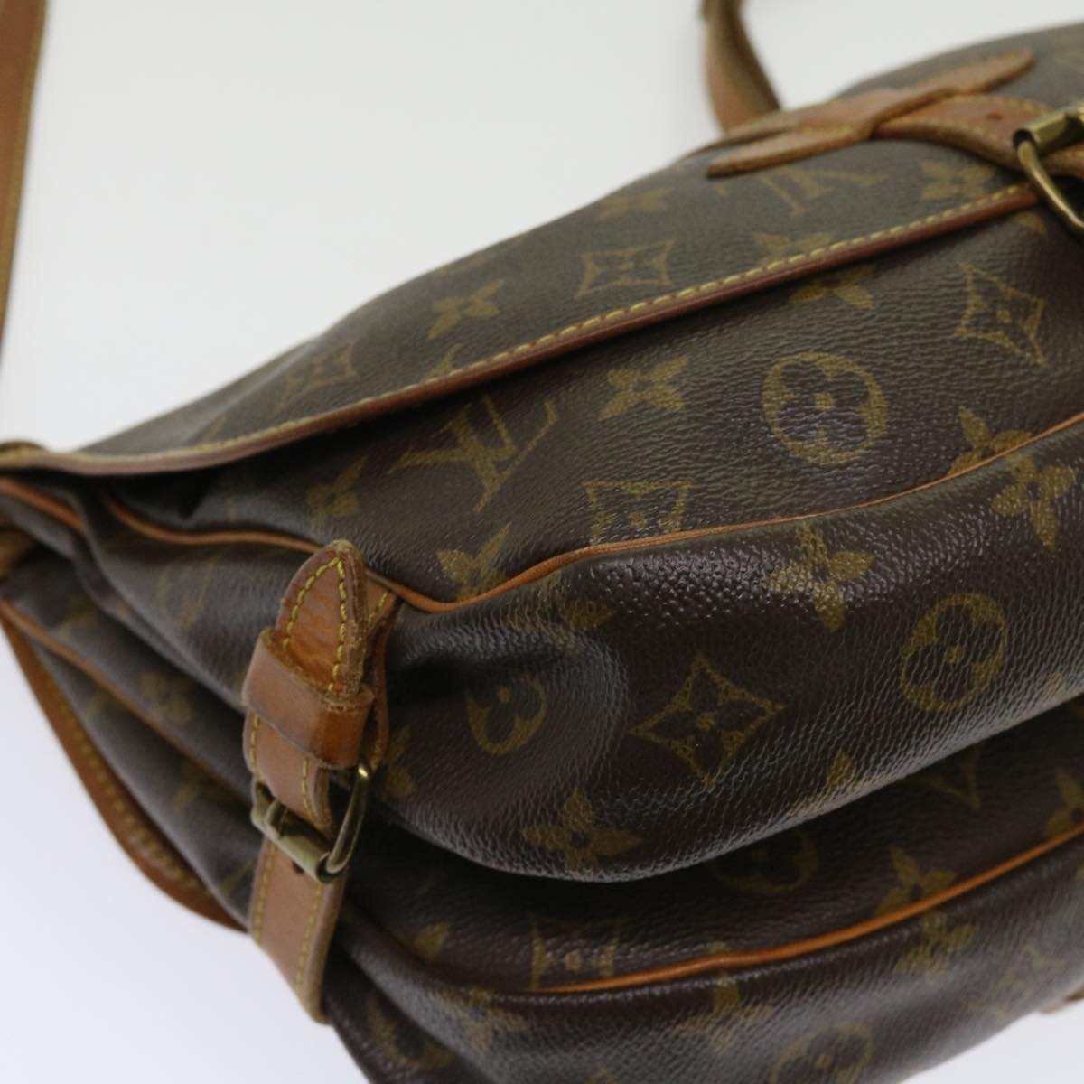 LOUIS VUITTON Monogram Saumur 30 Shoulder Bag M42256 LV 64409