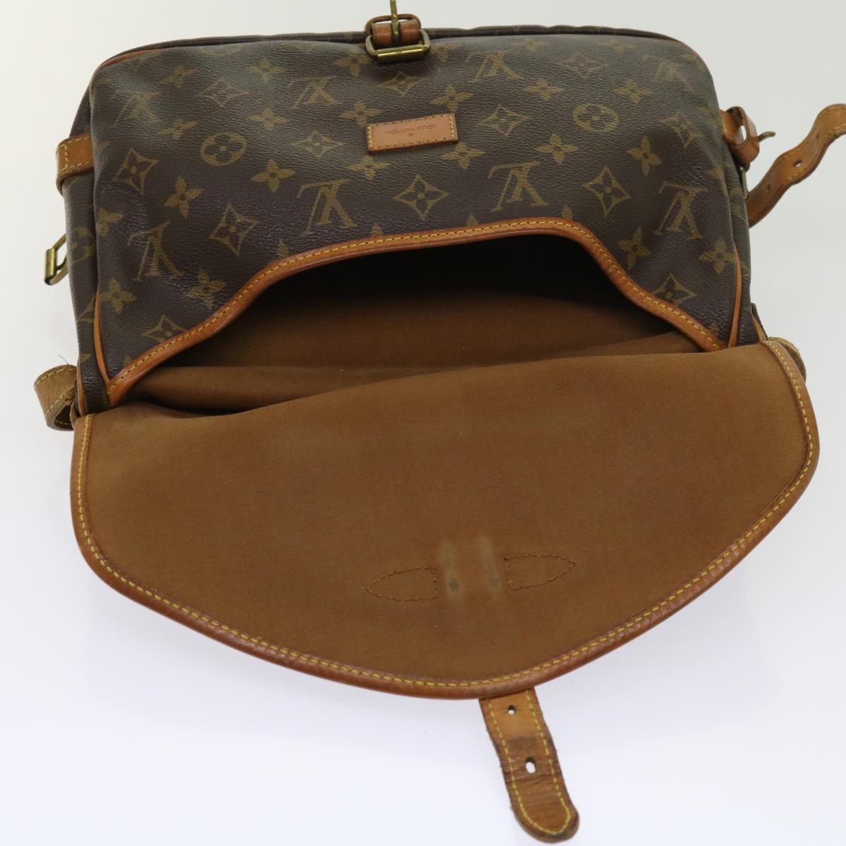 LOUIS VUITTON Monogram Saumur 30 Shoulder Bag M42256 LV 64409