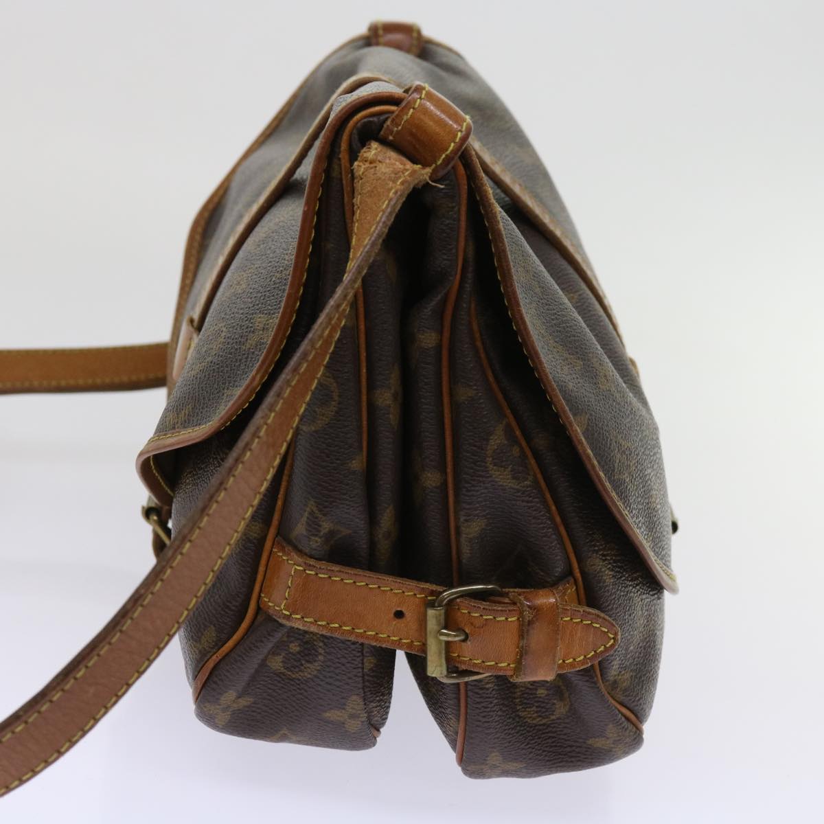 LOUIS VUITTON Monogram Saumur 30 Shoulder Bag M42256 LV 64409