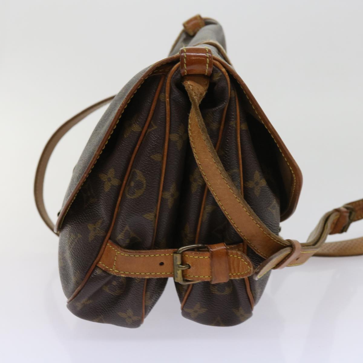 LOUIS VUITTON Monogram Saumur 30 Shoulder Bag M42256 LV 64409