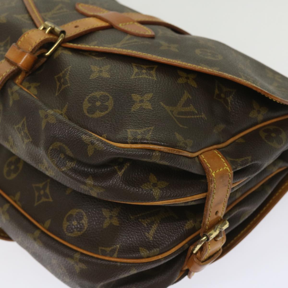 LOUIS VUITTON Monogram Saumur 30 Shoulder Bag M42256 LV 64412