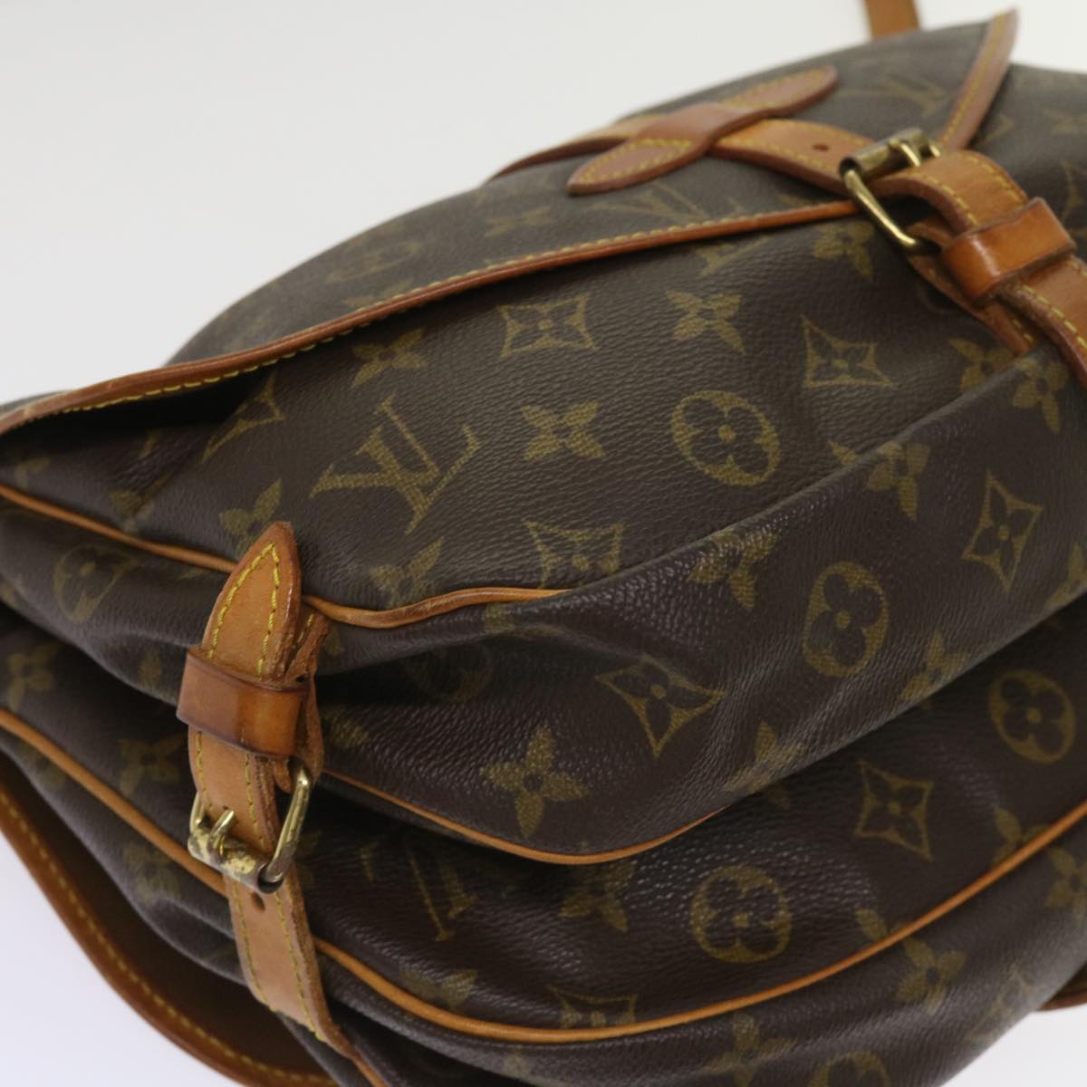 LOUIS VUITTON Monogram Saumur 30 Shoulder Bag M42256 LV 64412