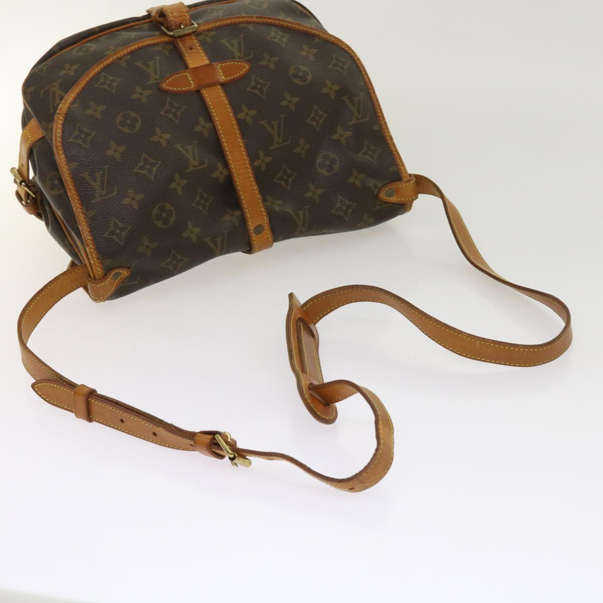 LOUIS VUITTON Monogram Saumur 30 Shoulder Bag M42256 LV 64412