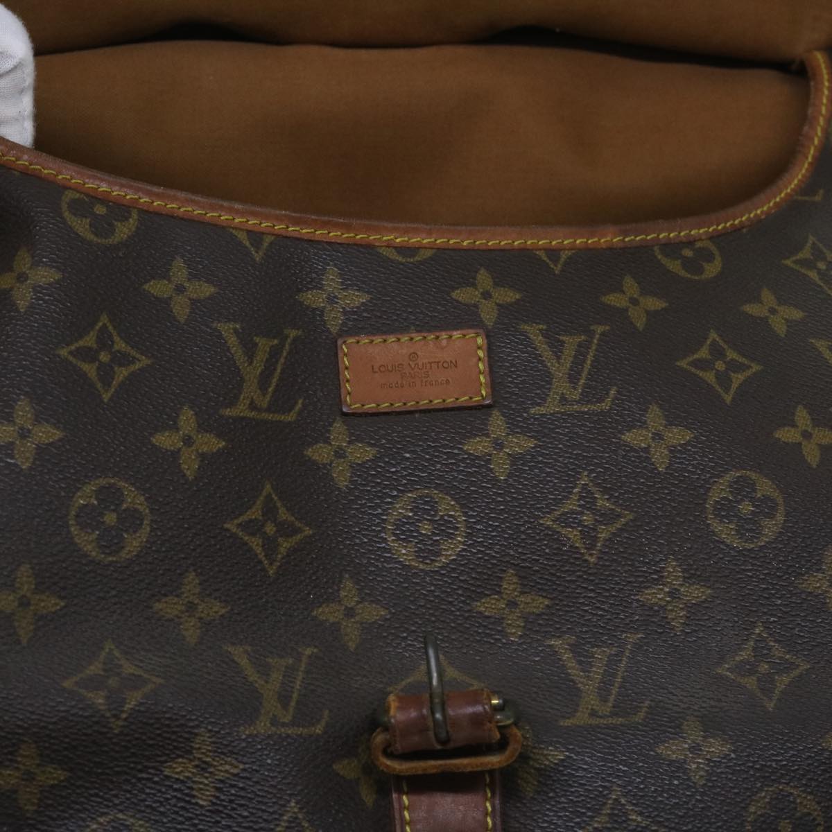 LOUIS VUITTON Monogram Saumur 35 Shoulder Bag M42254 LV 64415