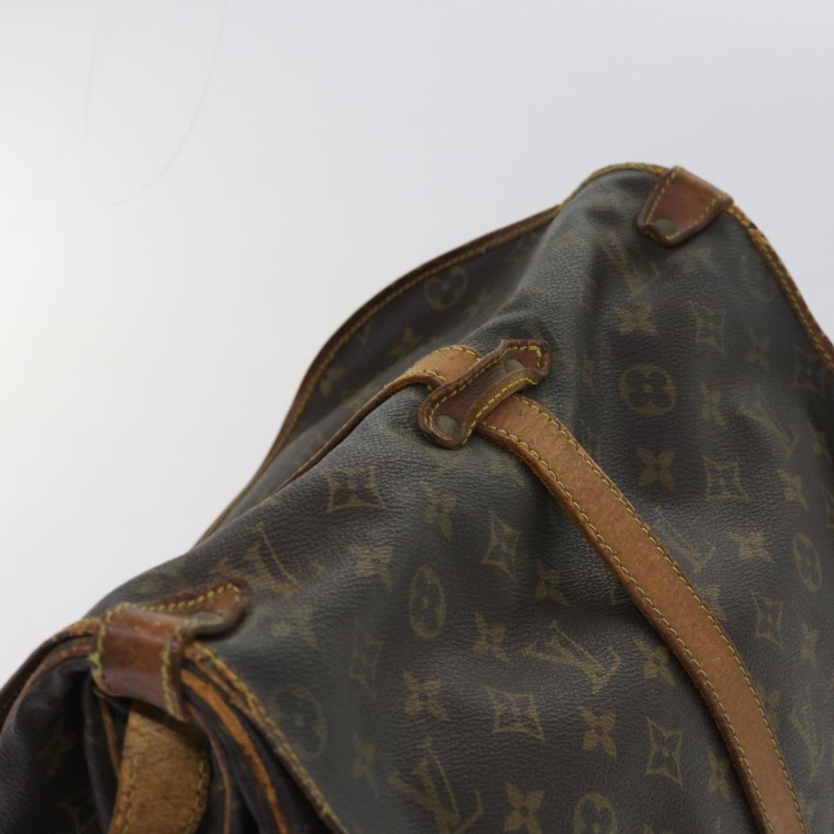 LOUIS VUITTON Monogram Saumur 35 Shoulder Bag M42254 LV 64415
