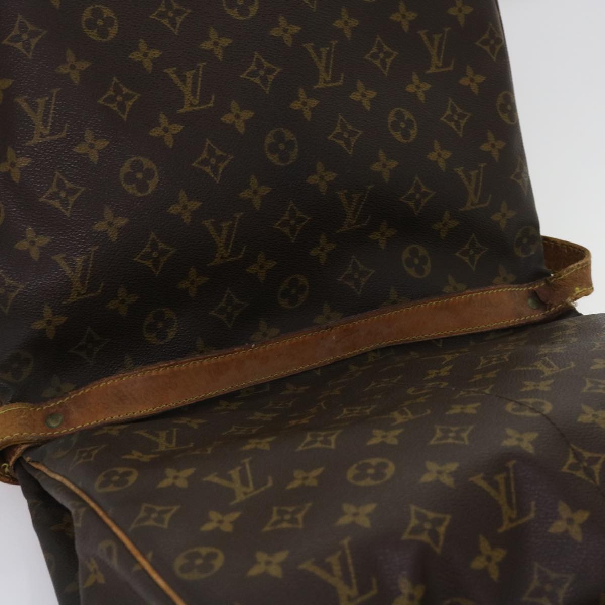 LOUIS VUITTON Monogram Saumur 35 Shoulder Bag M42254 LV 64415