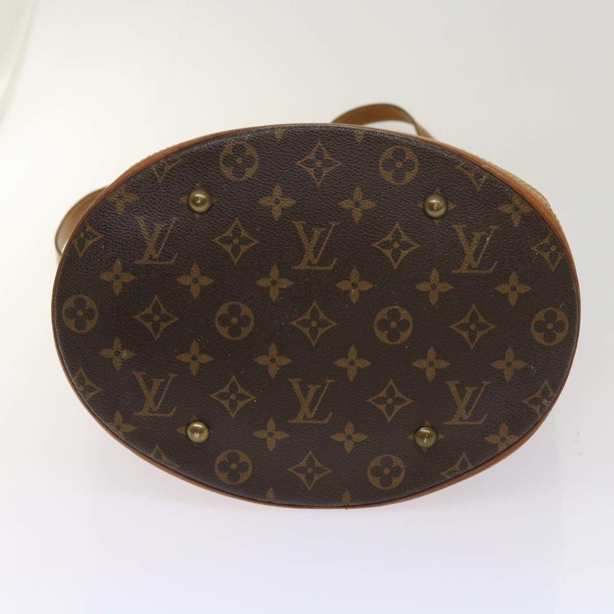 LOUIS VUITTON Monogram Bucket GM Shoulder Bag M42236 LV 64421