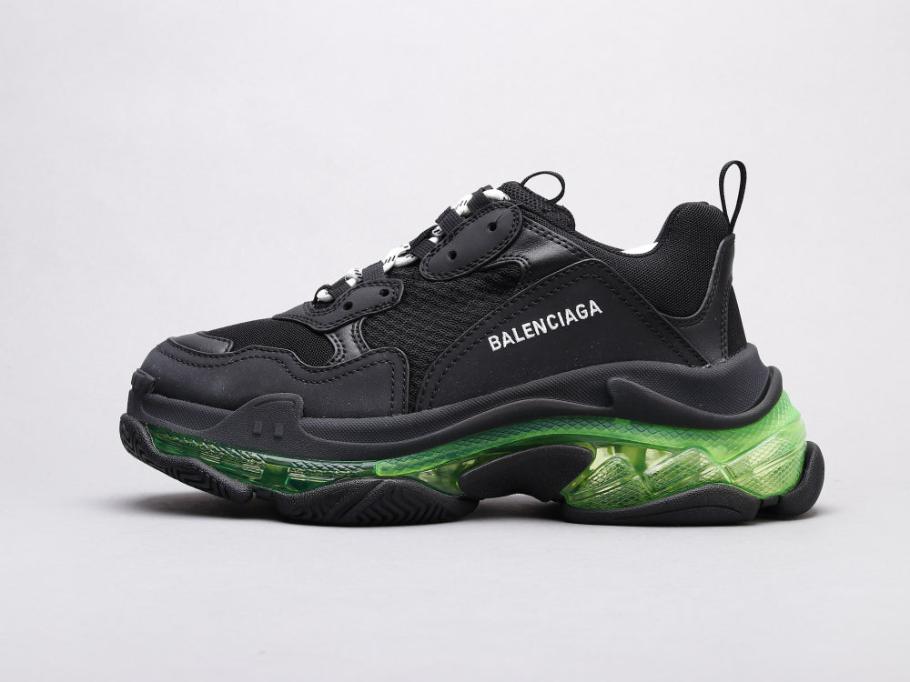 GLM - Bla Triple S Black Green Sneaker