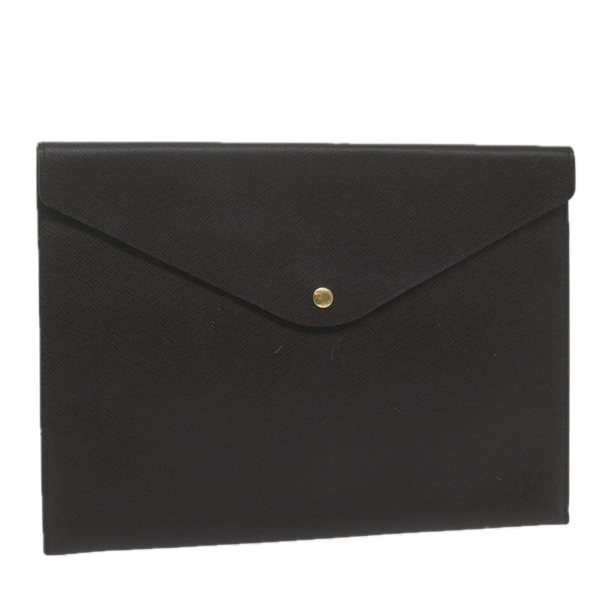 LOUIS VUITTON Taiga Document Case Clutch Bag Acajou M99087 LV 64427