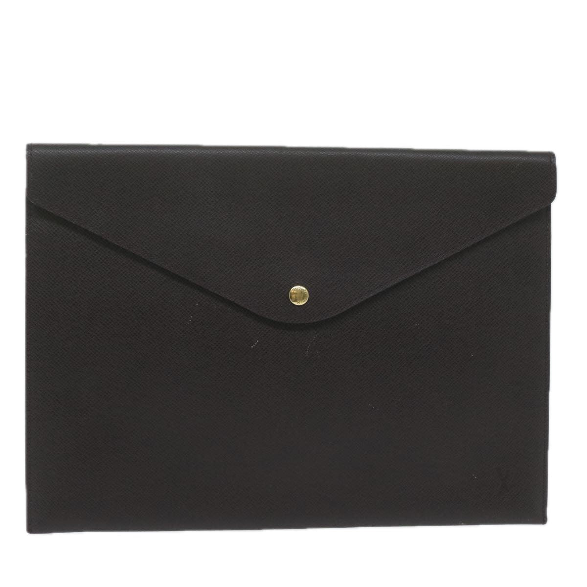 LOUIS VUITTON Taiga Document Case Clutch Bag Acajou M99087 LV 64427