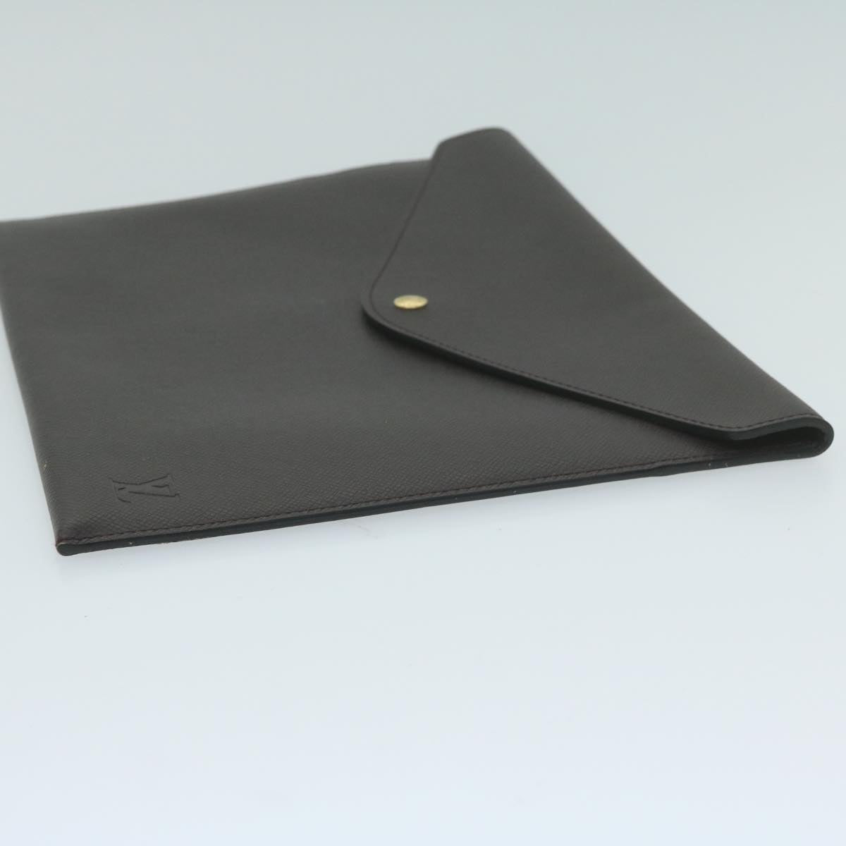 LOUIS VUITTON Taiga Document Case Clutch Bag Acajou M99087 LV 64427