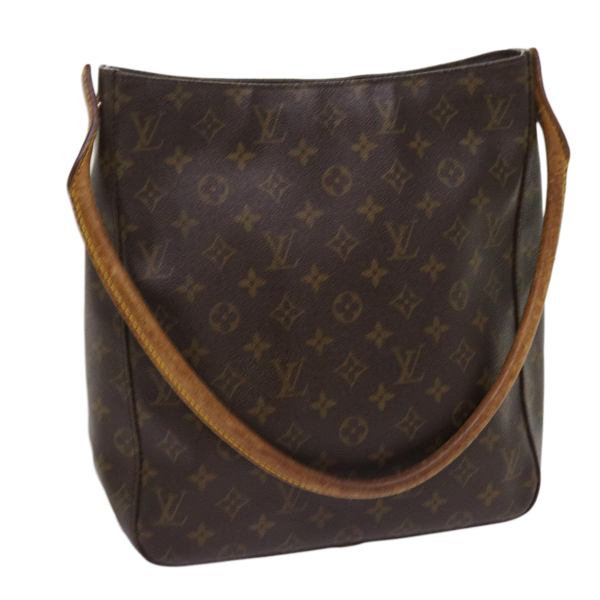 LOUIS VUITTON Monogram Looping GM Shoulder Bag M51145 LV 64434