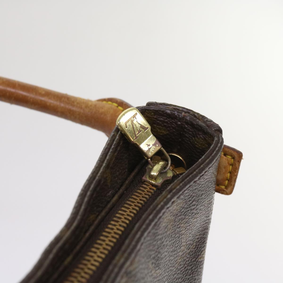 LOUIS VUITTON Monogram Looping GM Shoulder Bag M51145 LV 64434