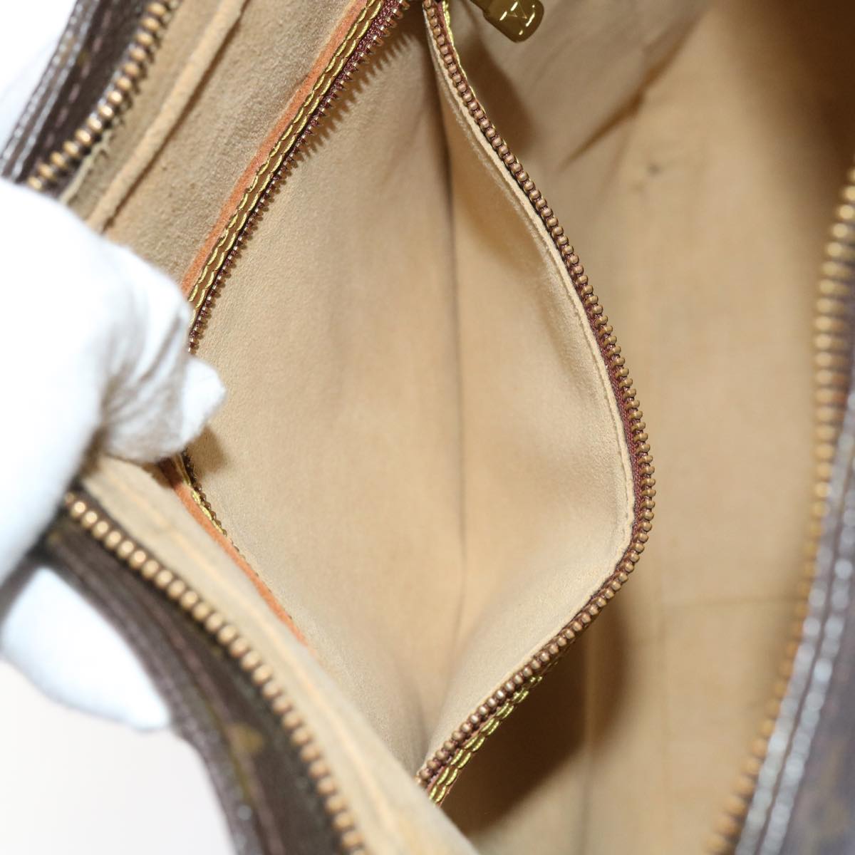 LOUIS VUITTON Monogram Looping GM Shoulder Bag M51145 LV 64434
